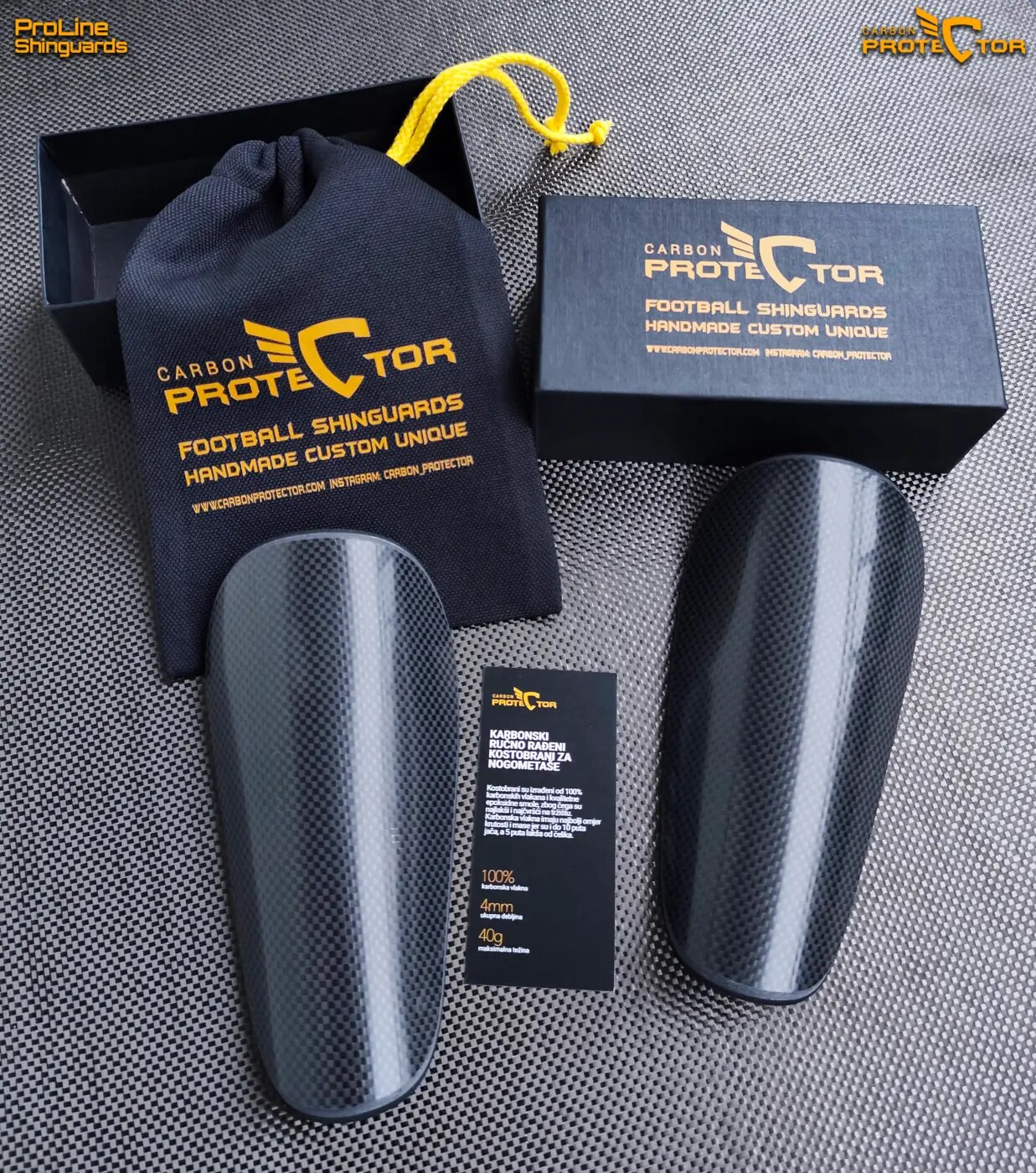 Karbonski kostobrani i personalizirana oprema Carbon Protector
